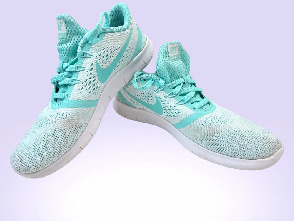 Nike Free RN Rio Teal Women’s Lace-Up Low Top Sneakers 831509-300 - Picture 1 of 6